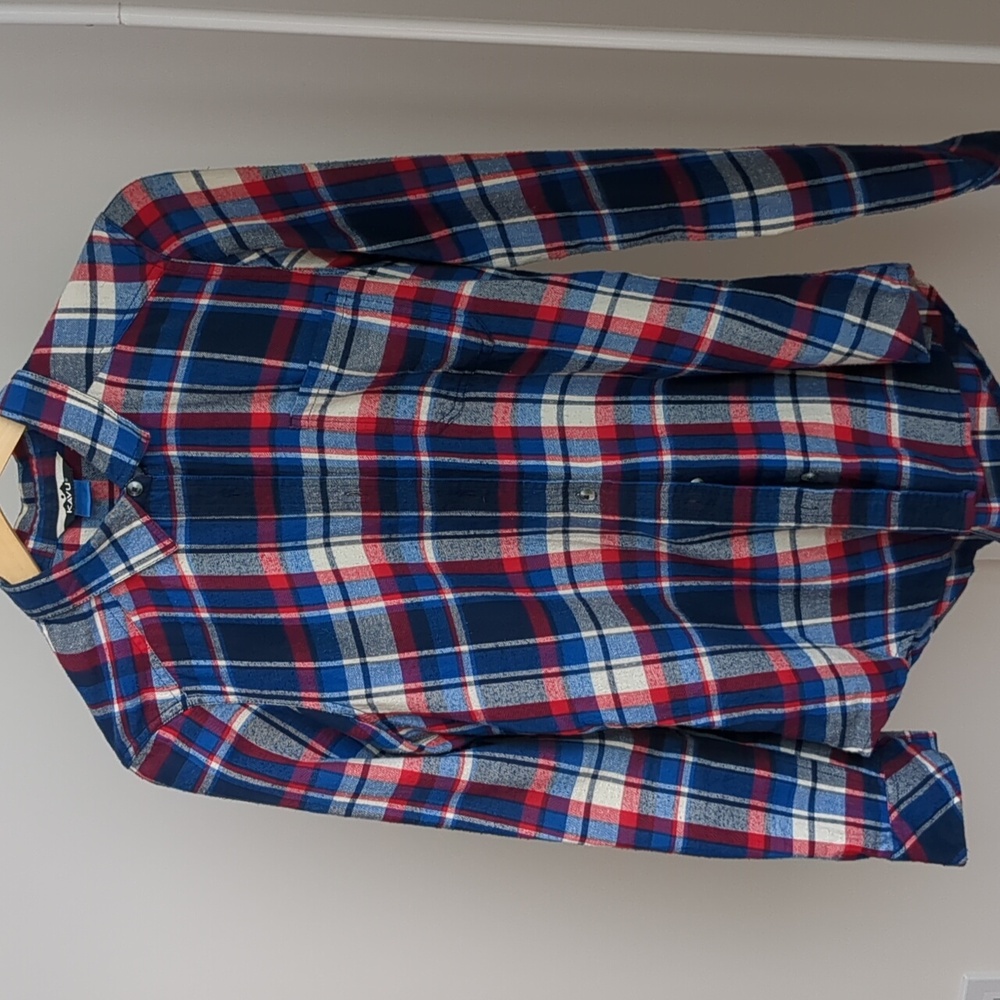 Kavu small plaid shirt 100% cotton